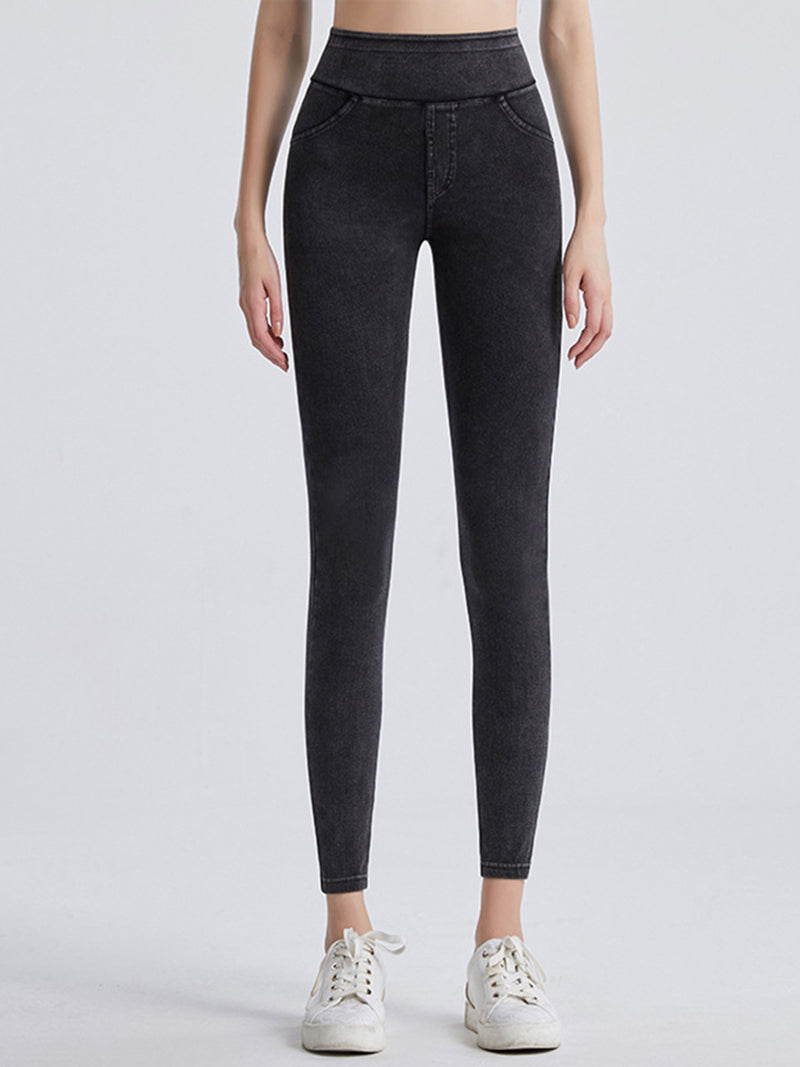 Wide Waistband Sports Leggings