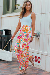 Floral Wide Leg Pants