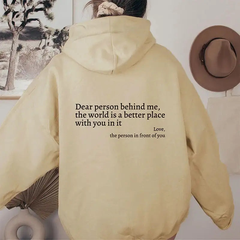 Positive Message Hoodie - The Mood Booster Hoodie