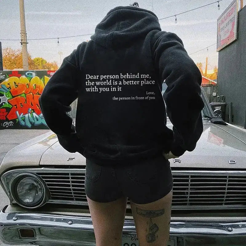 Positive Message Hoodie - The Mood Booster Hoodie