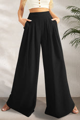 High Waist Wide Leg Pants