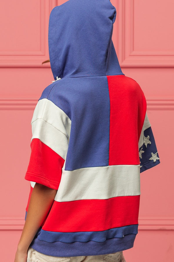 BiBi American Flag Theme Hoodie