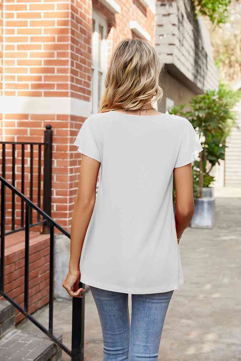 Round Neck Short Sleeve Tee